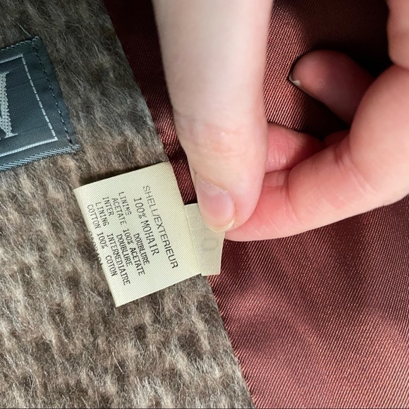 VINTAGE Edward Chapman 100% Mohair Long Peacoat 10 - Picture 9 of 12